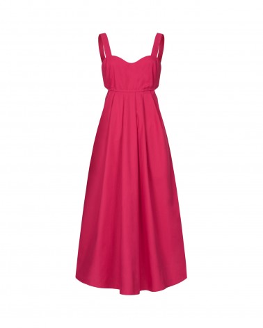 Сарафан з вирізом на спині від FASHIONISTA фуксія