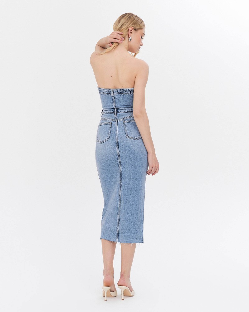 Сукня джинсова від FASHIONISTA блакитний