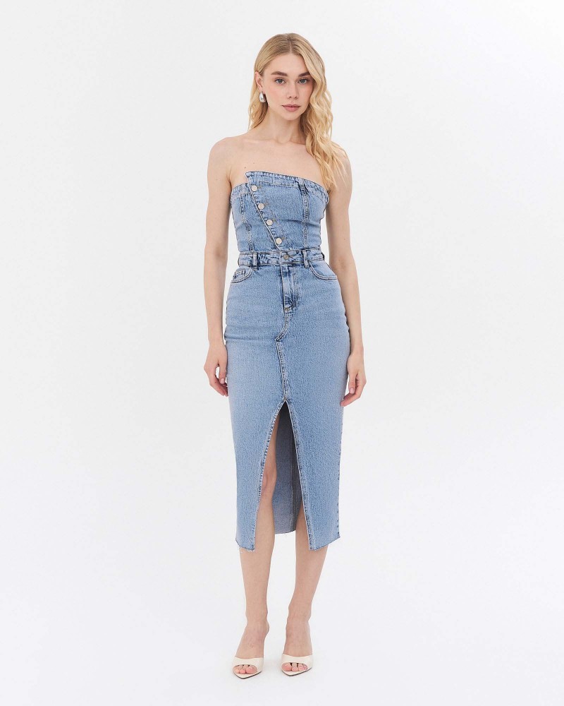 Сукня джинсова від FASHIONISTA блакитний