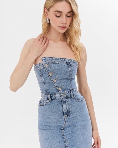 Сукня джинсова від FASHIONISTA блакитний