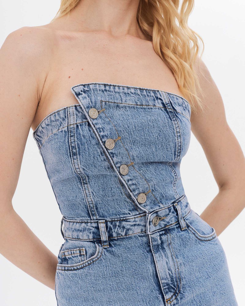 Сукня джинсова від FASHIONISTA блакитний