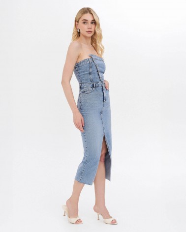 Сукня джинсова від FASHIONISTA блакитний