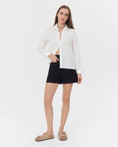 Шорти з кишенями від FASHIONISTA чорний