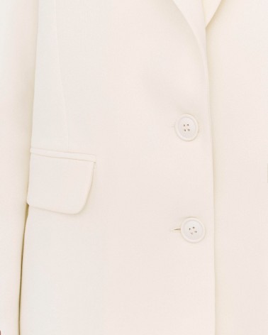 Піджак однотонний від FASHIONISTA молочний