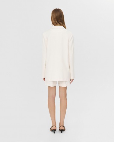 Піджак однотонний від FASHIONISTA молочний