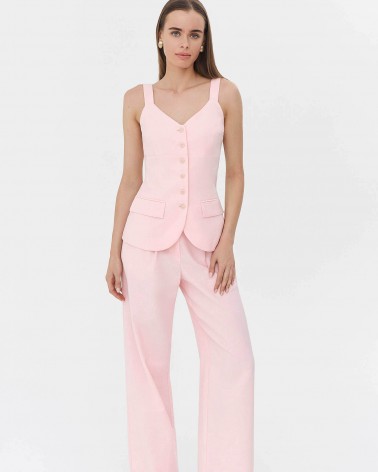 Жилет з бретелями від FASHIONISTA рожевий