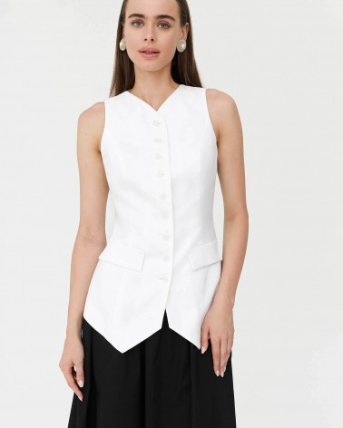 Жилет від FASHIONISTA білий
