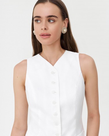 Жилет від FASHIONISTA білий