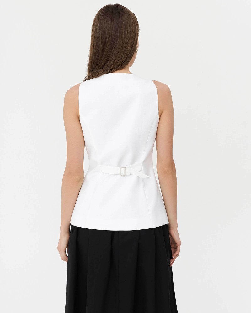 Жилет від FASHIONISTA білий