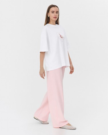 Штани-палацо від FASHIONISTA рожевий