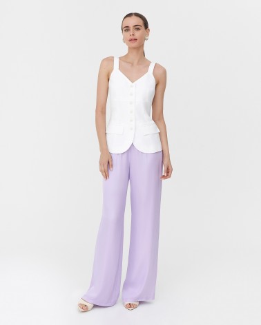 Жилет з бретелями від FASHIONISTA білий