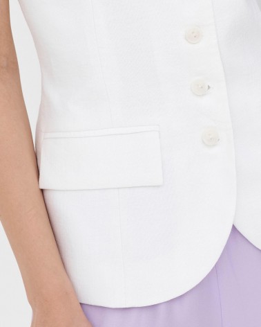 Жилет з бретелями від FASHIONISTA білий