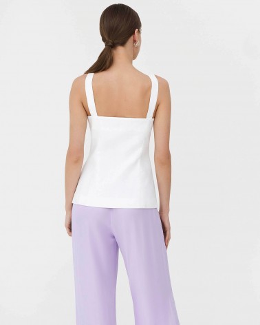 Жилет з бретелями від FASHIONISTA білий