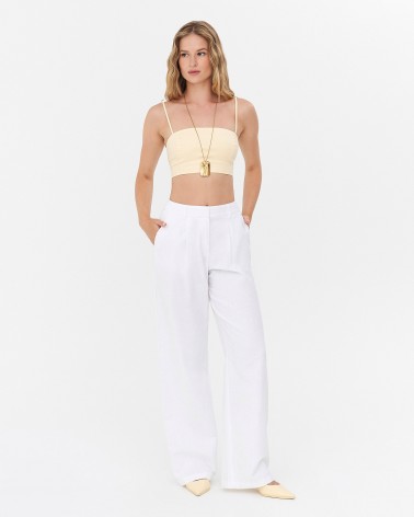Штани-палацо від FASHIONISTA білий
