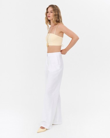 Штани-палацо від FASHIONISTA білий