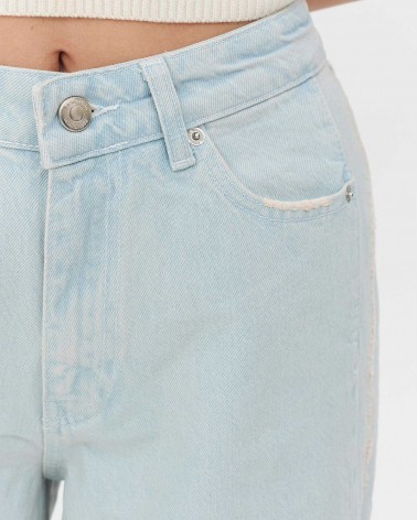 Джинси Straight Ripped від FASHIONISTA світло-блакитний