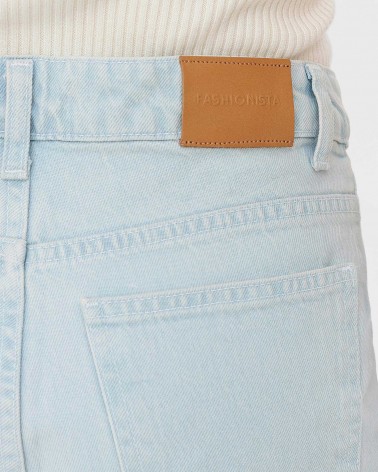 Джинси Straight Ripped від FASHIONISTA світло-блакитний