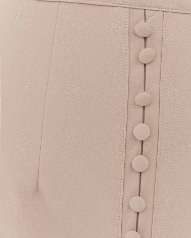 Спідниця з ґудзиками спереду від FASHIONISTA бежевий