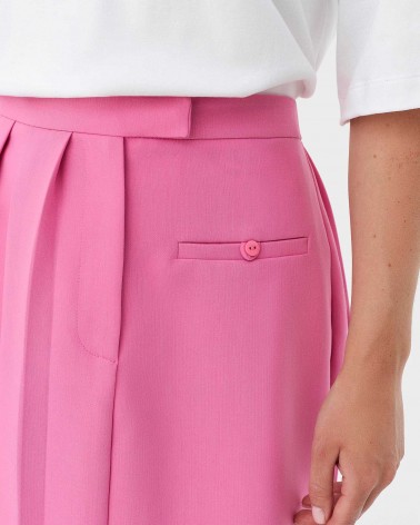 Спідниця з плісируванням від FASHIONISTA рожевий