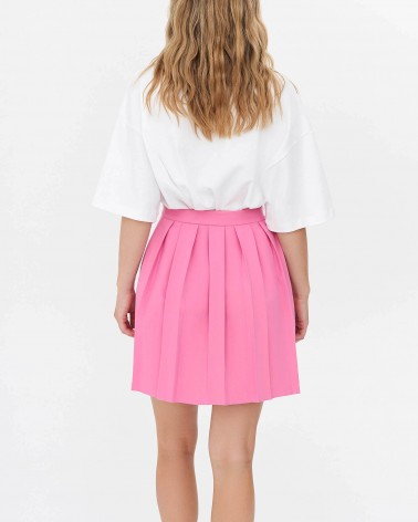 Спідниця з плісируванням від FASHIONISTA рожевий