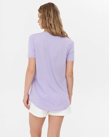 Футболка однотонна від FASHIONISTA фіолетовий