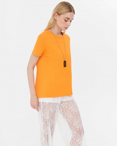 Футболка однотонна від FASHIONISTA оранжевий