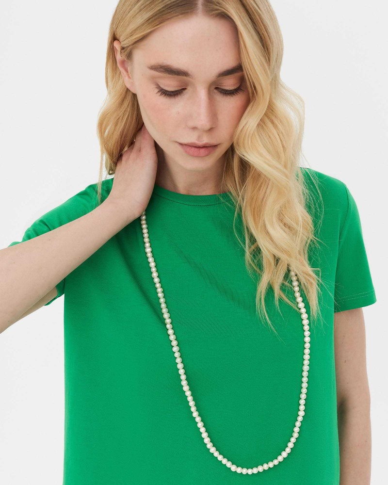 Футболка однотонна від FASHIONISTA зелений