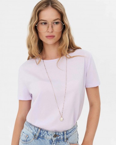 Футболка однотонна від FASHIONISTA ліловий