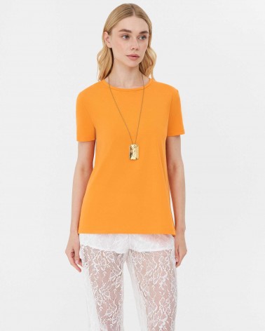Футболка однотонна від FASHIONISTA оранжевий