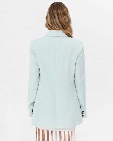Піджак двобортний від FASHIONISTA м'ятний