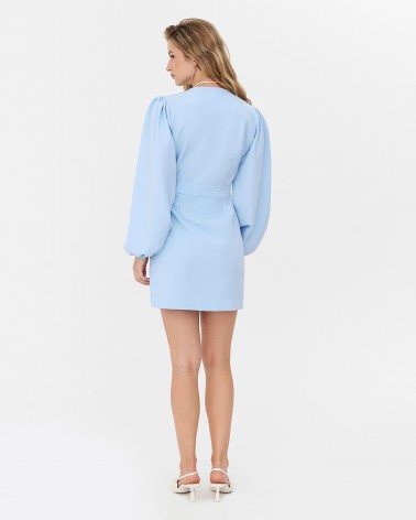 Сукня з імітацією на запах від FASHIONISTA блакитний