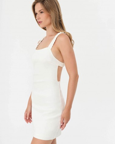 Сукня з відкритою спиною від FASHIONISTA молочний