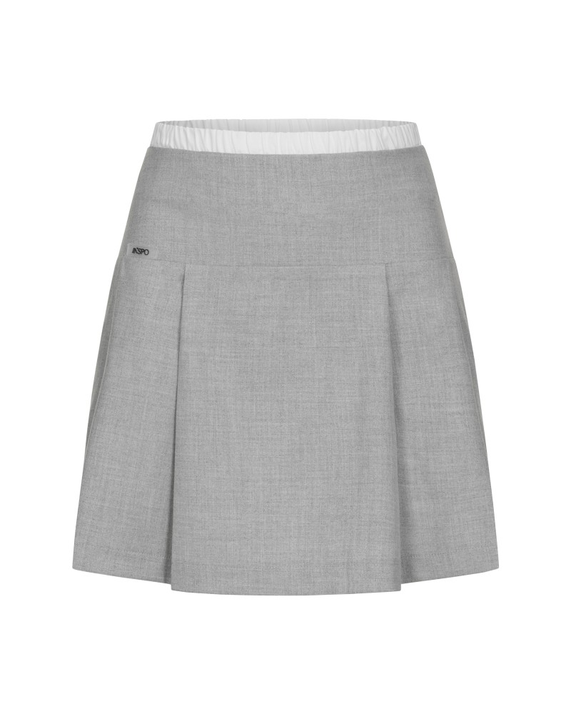 Спідниця-плісе Double Waist від FASHIONISTA сірий