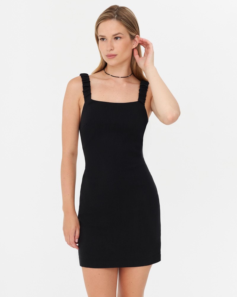 Сукня з відкритою спиною від FASHIONISTA чорний