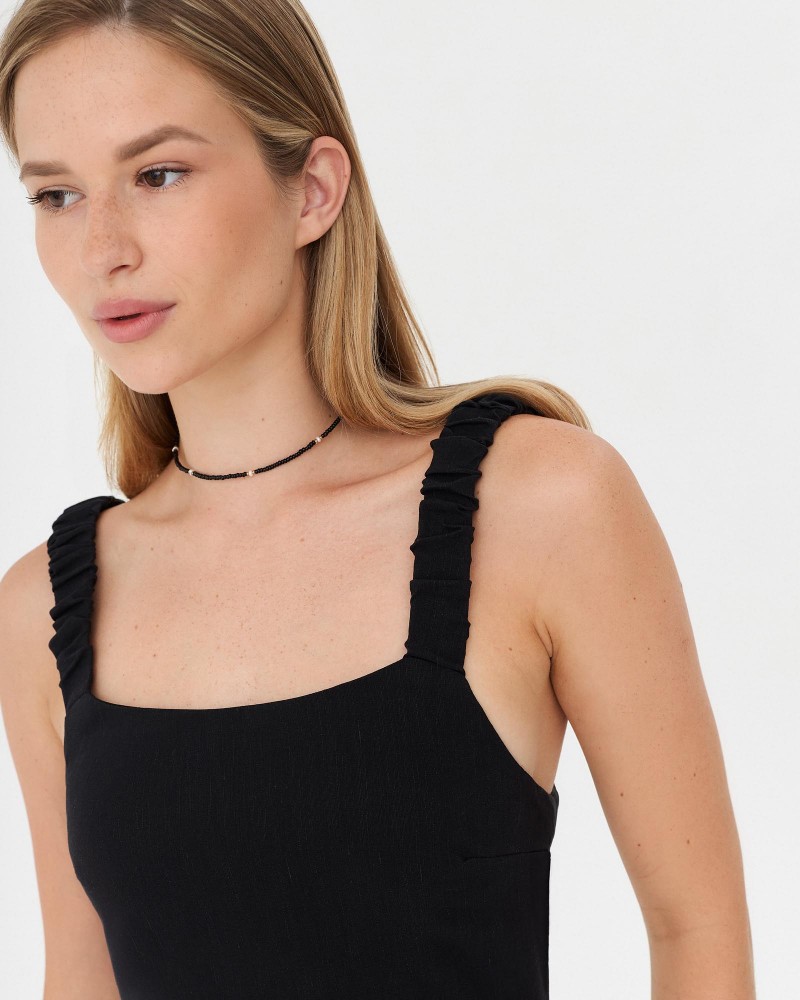 Сукня з відкритою спиною від FASHIONISTA чорний