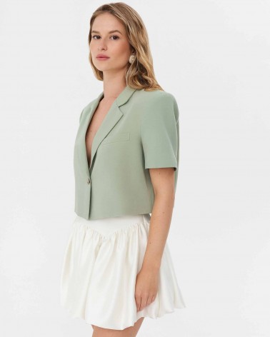 Піджак вкорочений від FASHIONISTA м'ятний