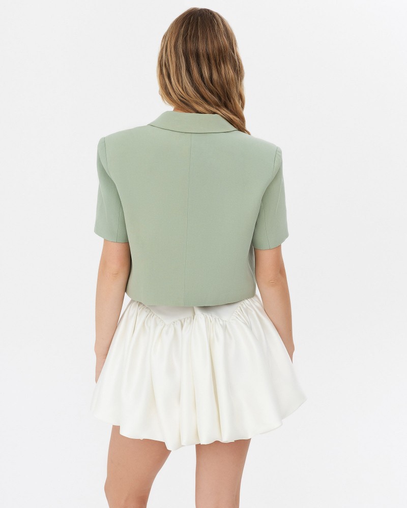 Піджак вкорочений від FASHIONISTA м'ятний Піджак вкорочений від FASHIONISTA м'ятний