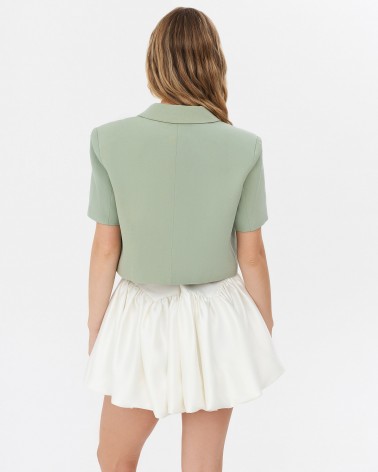 Піджак вкорочений від FASHIONISTA м'ятний