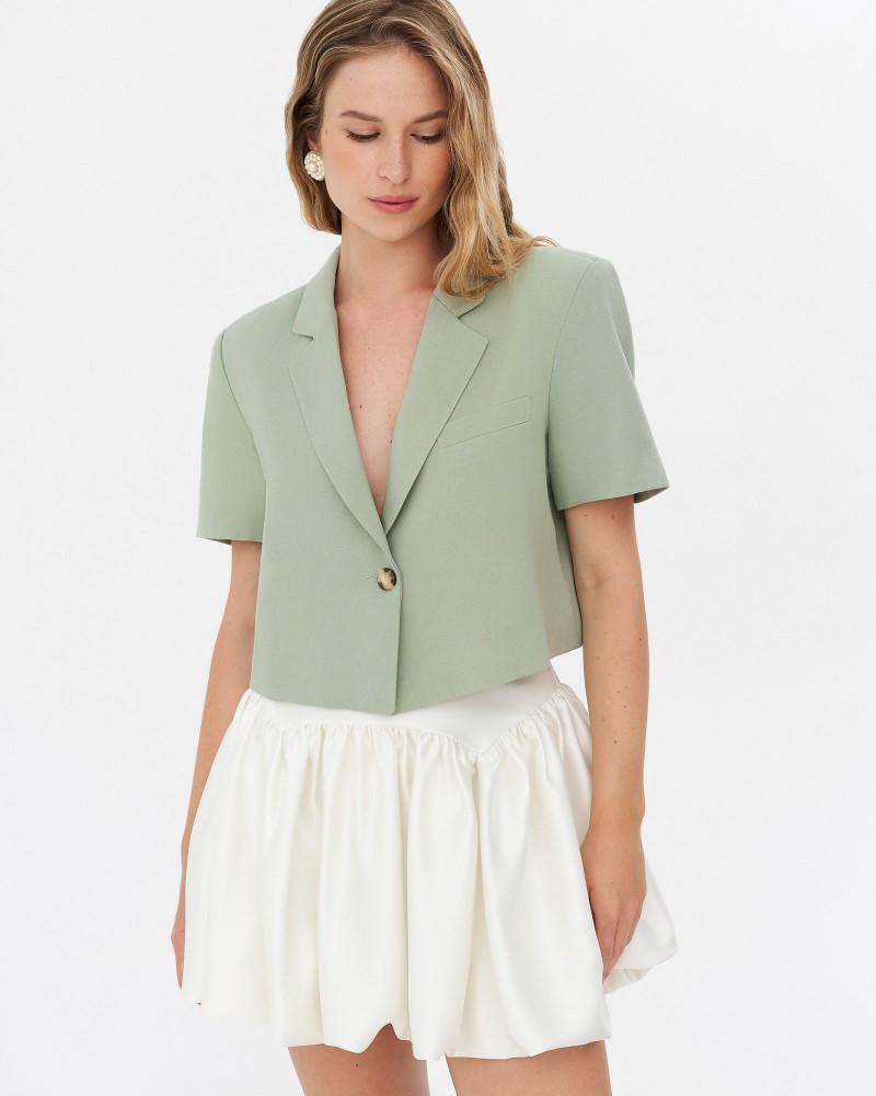 Піджак вкорочений від FASHIONISTA м'ятний Піджак вкорочений від FASHIONISTA м'ятний
