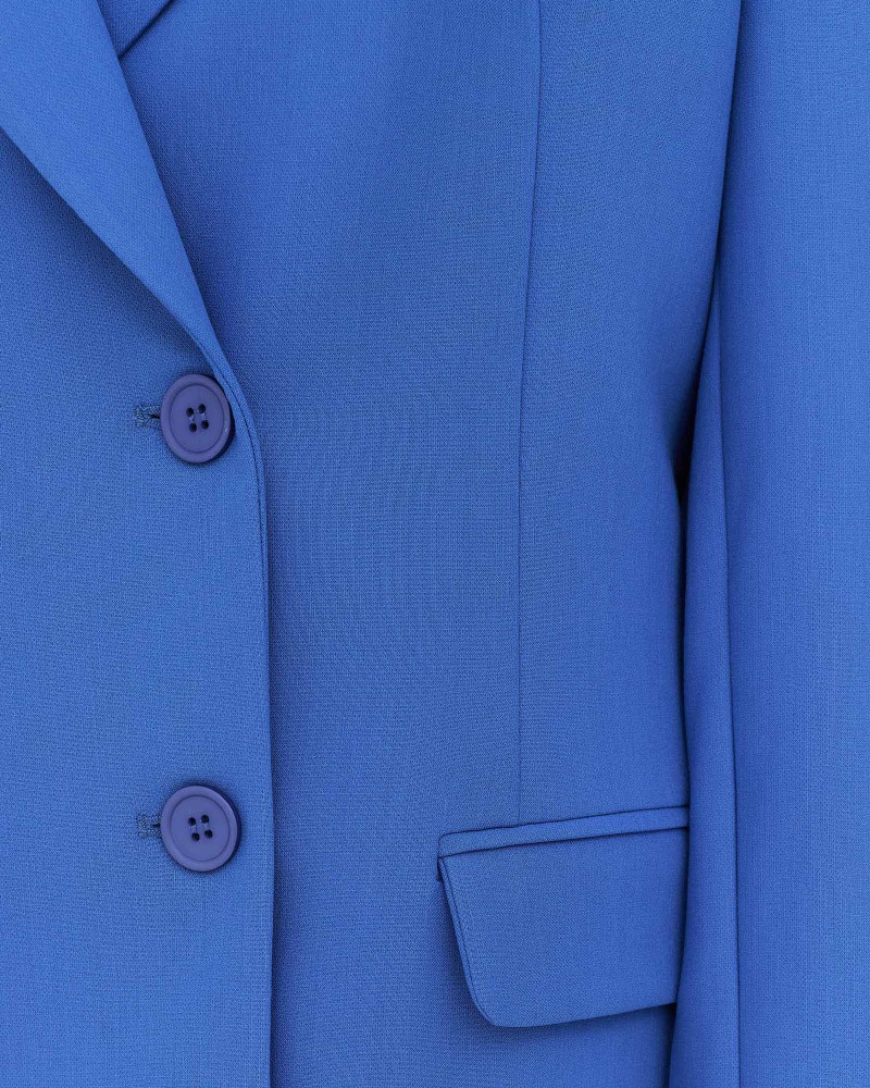 Піджак базовий двобортний від FASHIONISTA синій