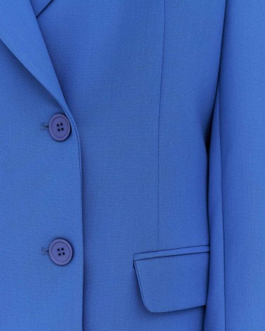 Піджак базовий двобортний від FASHIONISTA синій