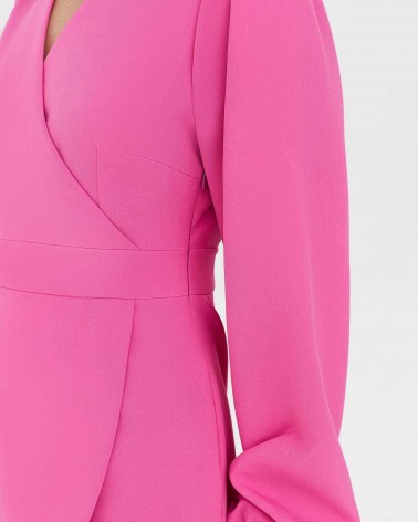 Сукня з імітацією на запах від FASHIONISTA рожевий