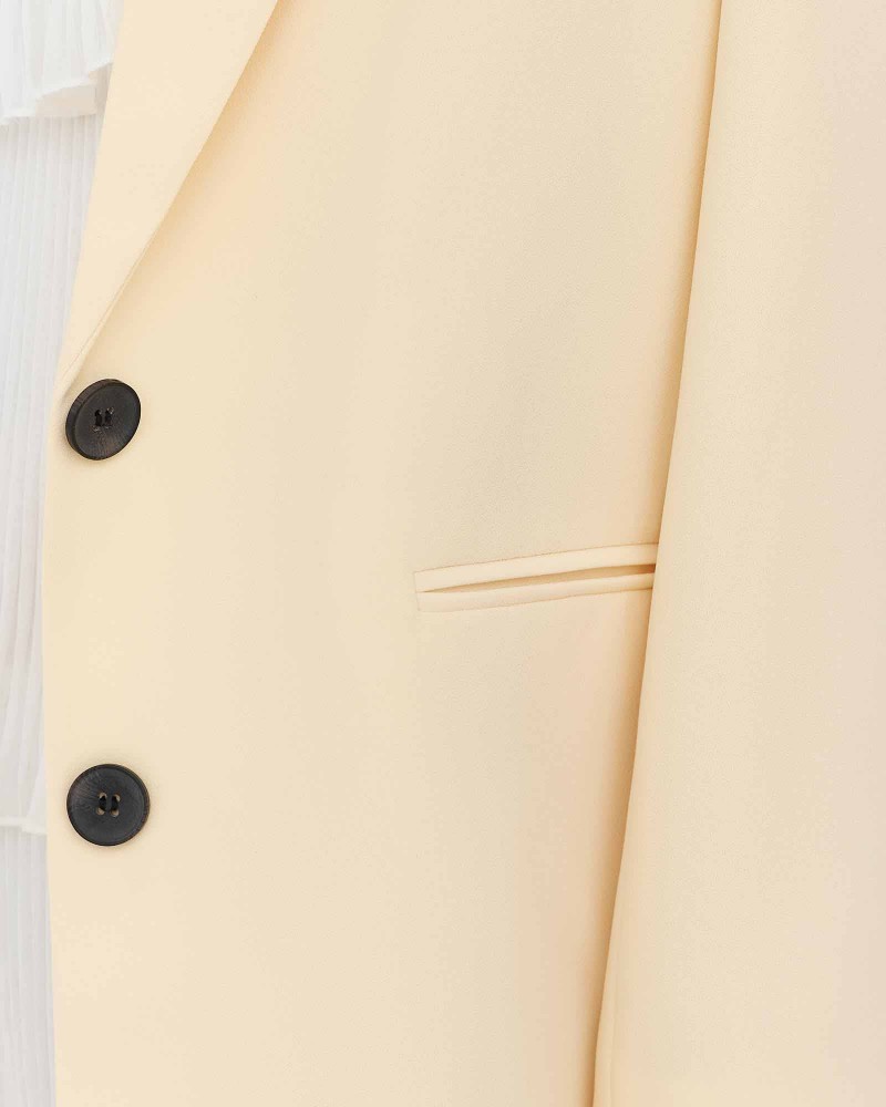 Піджак подовжений oversized  від FASHIONISTA кремовий