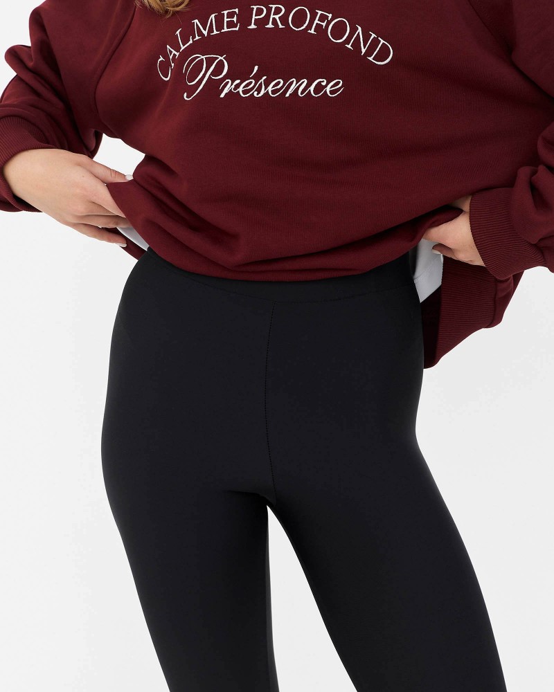 Чорні легінси зі штрипками FASHIONISTA