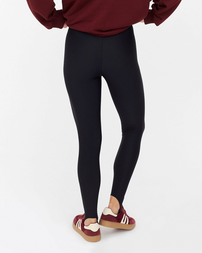 Чорні легінси зі штрипками FASHIONISTA