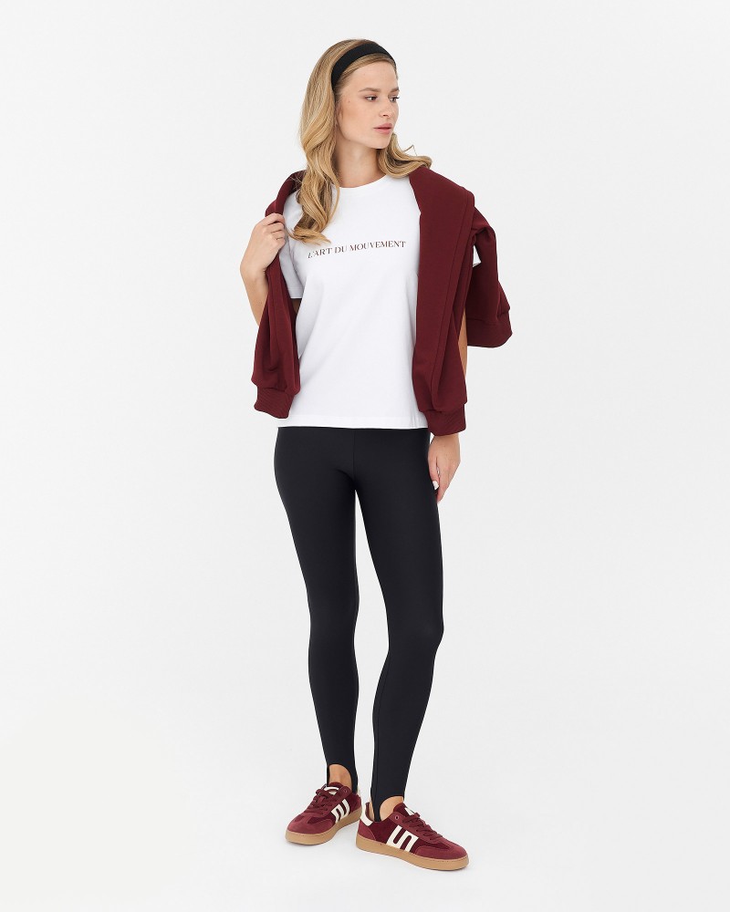 Чорні легінси зі штрипками FASHIONISTA