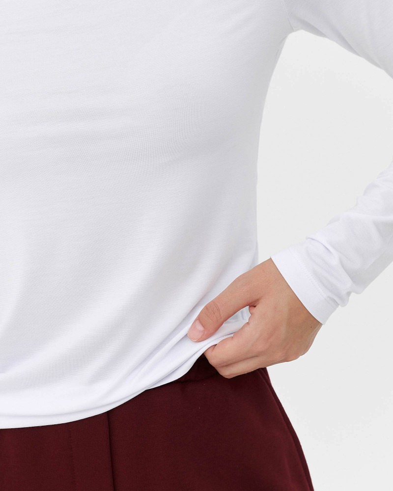 Білий базовий лонгслів FASHIONISTA Білий базовий лонгслів FASHIONISTA