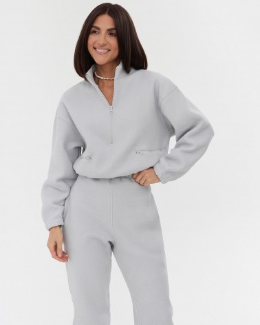 Світло-блакитний світшот Soft FASHIONISTA