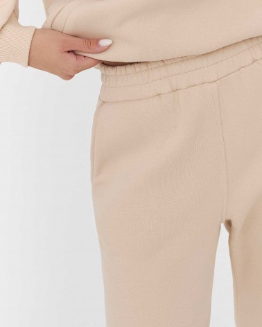Світло-бежеві штани трикотажні на флісі
 FASHIONISTA
