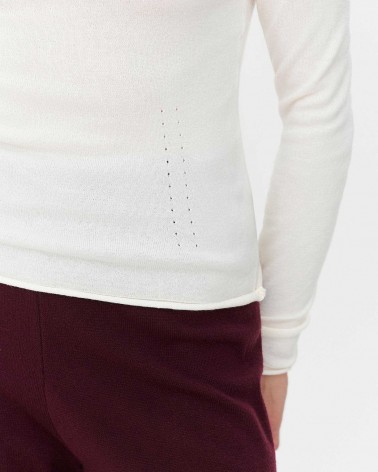 Молочний гольф з коміром стійкою FASHIONISTA